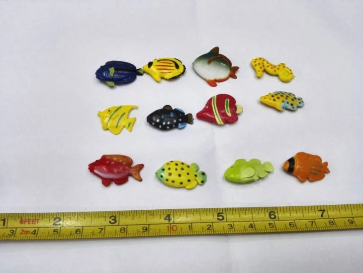 3cm PVC Plastic Capsule Toy Ocean Fish 2