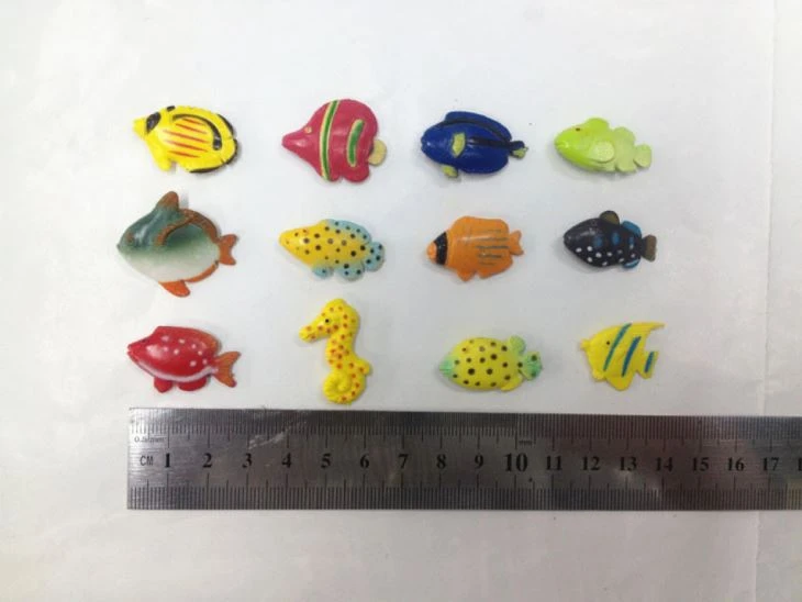 3cm PVC Plastic Capsule Toy Ocean Fish 3