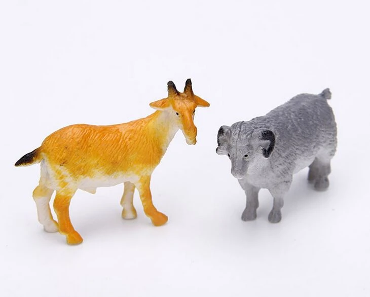 Hot Sell PVC Plastic Sheep Capsule Toy 5