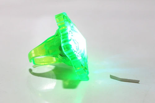 6 Designs Besutiful LED Light Finger Ring For Kids 3