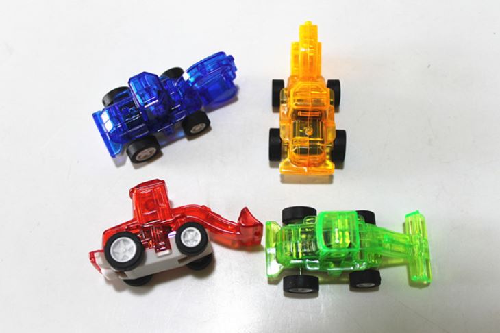 Pull Back Forklift Toy Car For Kids Capsule Toy