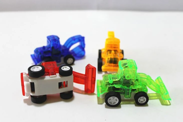 Pull Back Forklift Toy Car For Kids Capsule Toy 2