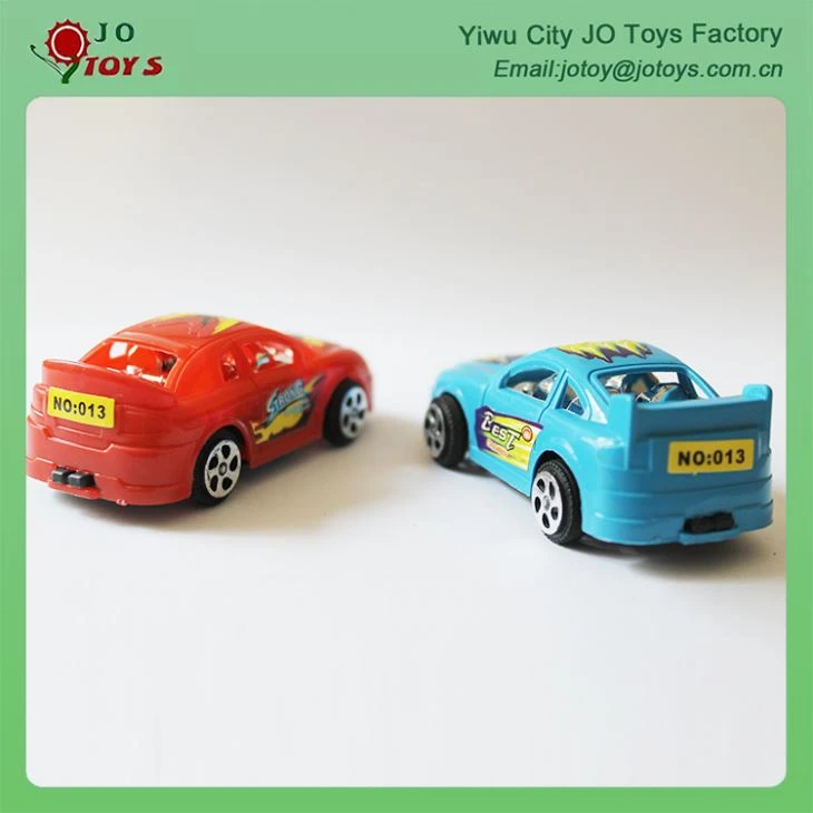 Funny Plastic Toy Car Cheap 4 Designs Solid Pullback Car