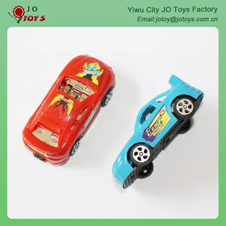 Funny Plastic Toy Car Cheap 4 Designs Solid Pullback Car 2
