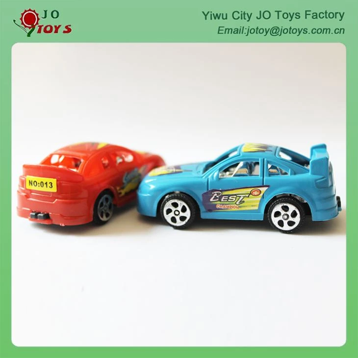 Funny Plastic Toy Car Cheap 4 Designs Solid Pullback Car 3