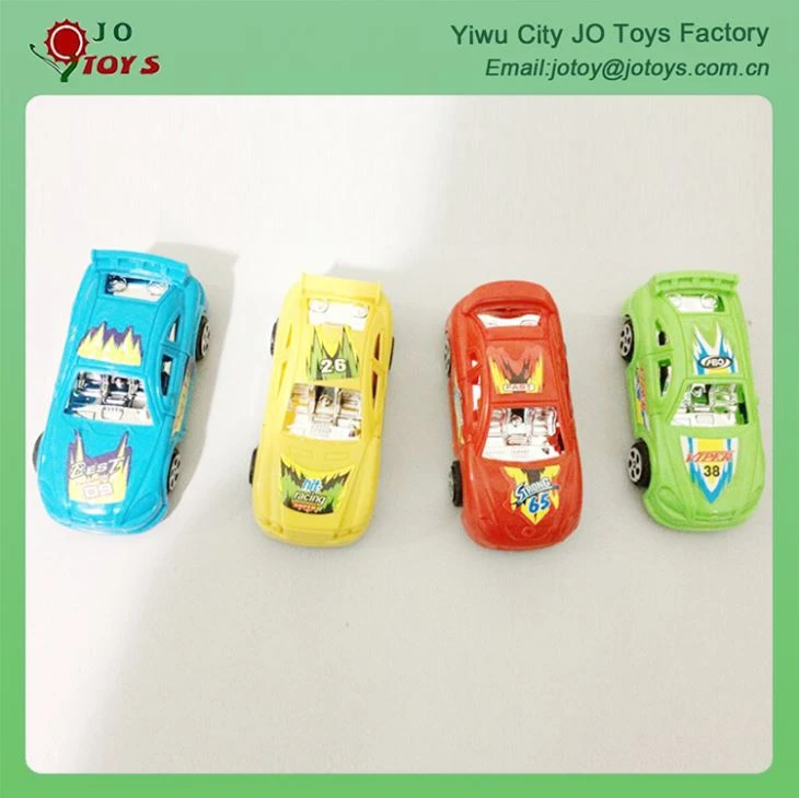 Funny Plastic Toy Car Cheap 4 Designs Solid Pullback Car 4