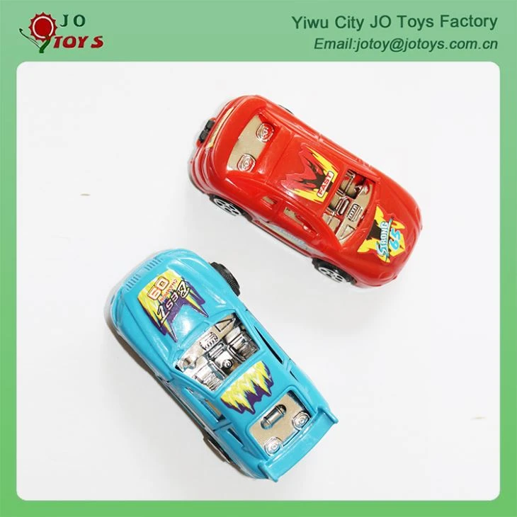 Funny Plastic Toy Car Cheap 4 Designs Solid Pullback Car 5