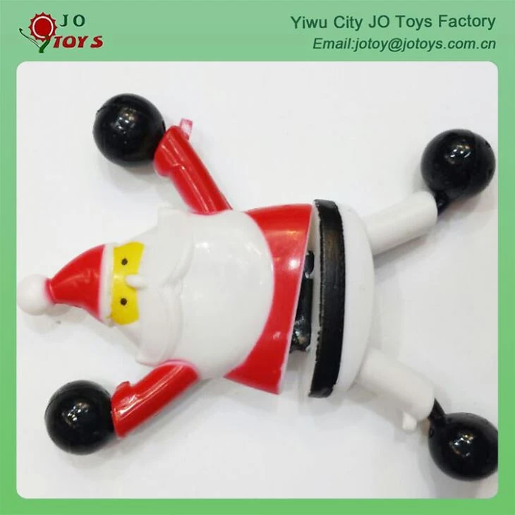 Small sticky Santa Claus on the wall toy 