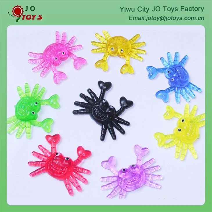 Wholesale Cheap Children's Toys Mini Sticky Crab For Capsule Toy