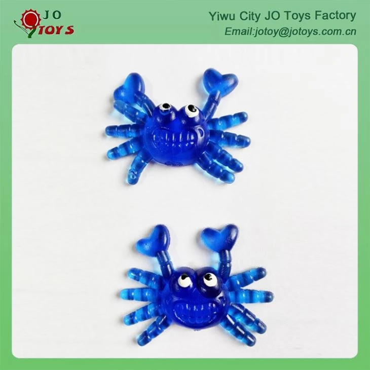 Wholesale Cheap children's Toys Mini Sticky Crab for capsule toy 2