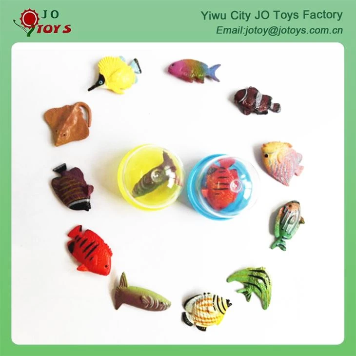 Children Like The Cute Mini Fish With Painting Vending Machines Capsule Toys