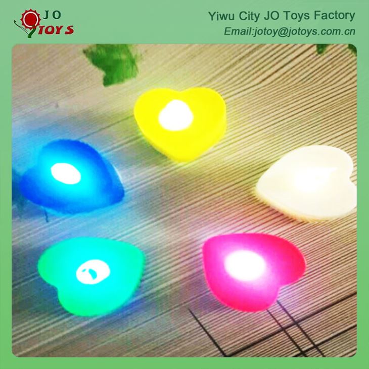 Wholesale Lights Colorful Heart Shape LED Candle Lamps 2