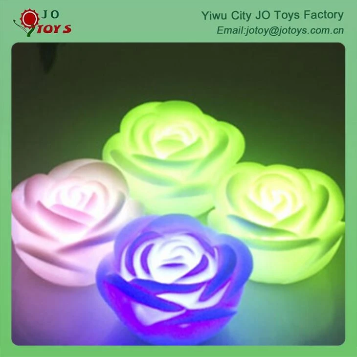 1 Colorful Rose Shape Flashing Led Light Party Supplies Toys  3