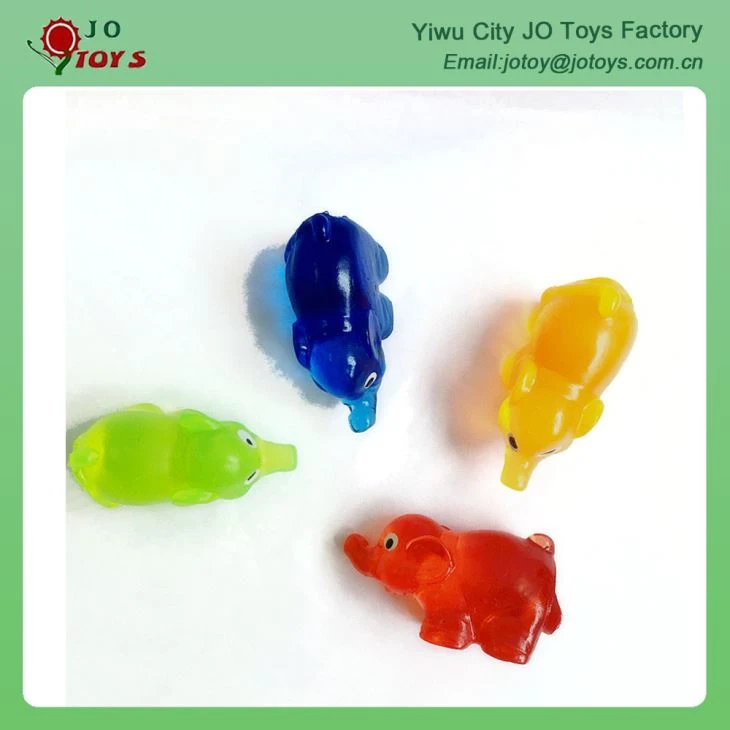 Hot Sale TPR Plastic Material Sticky Elephant For Capsule Toy 3