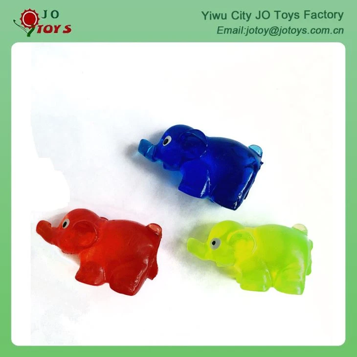 Hot Sale TPR Plastic Material Sticky Elephant For Capsule Toy 5
