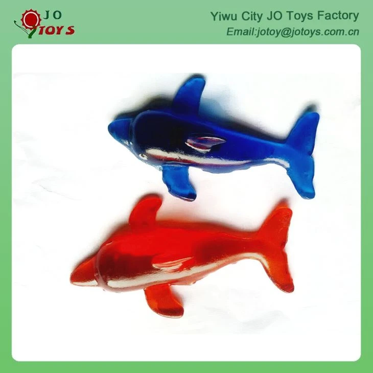 Popular With The Children Of The Plastic Material Sticky Of Dolphins Animal Toys Capsule Toys 2