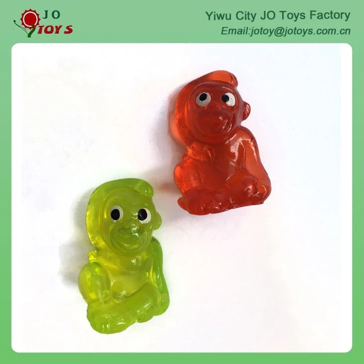 Funny Children's Toy Plastic TPR Jelly Animal Toy/sticky Monkey Toy 3