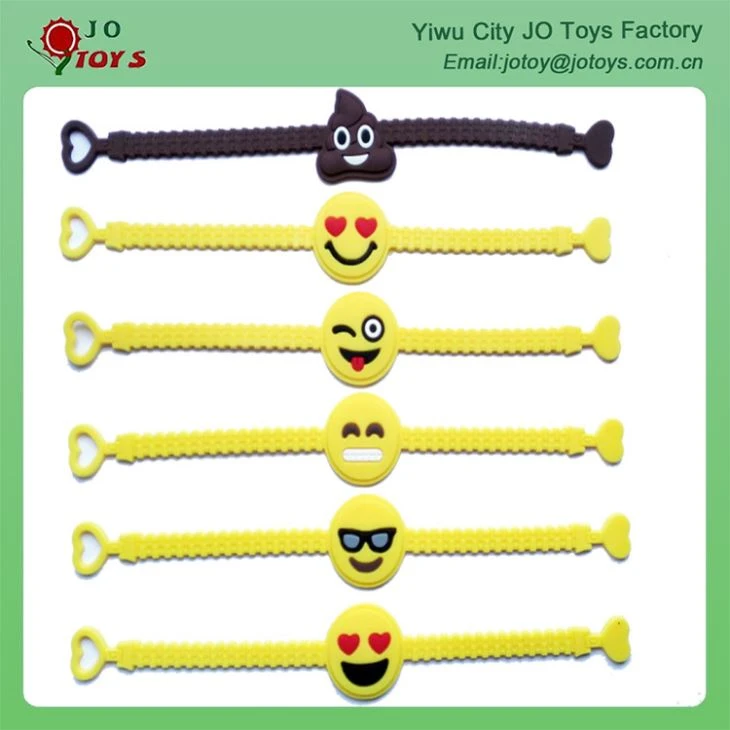 Promotional Cheap 16cm Cute Emotion Bracelets For Kids 5