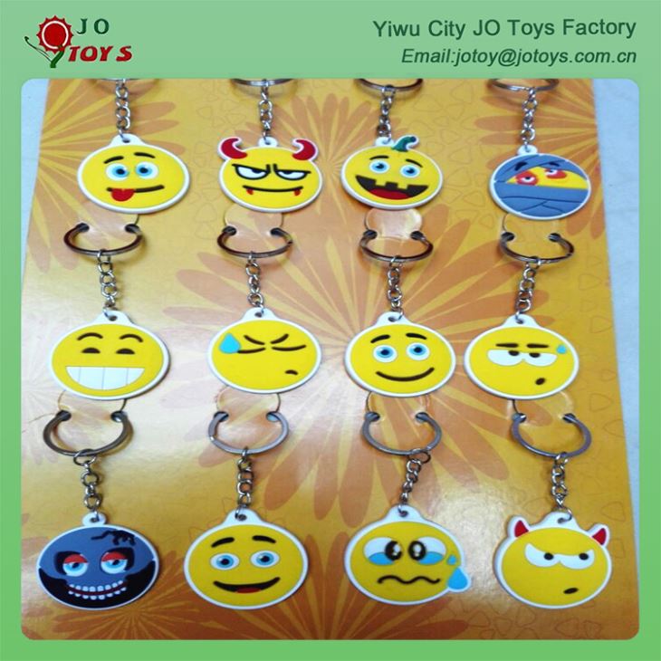 Emoji Products 4.1CM Emoji Plastic Keychain For Capsule Toy
