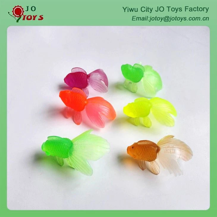 Cute PVC Small Goldfish Toy For Capsule Toy 3