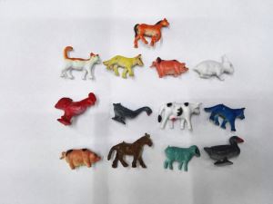 Cheapest 2 Inch Pvc Animal Toys Farm Animals Capsule Toy