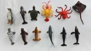 Kids Favorite PVC Ocean Animal Capsule Toy