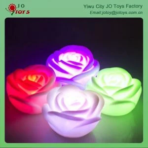 Colorful Rose Shape Flashing Led Light Party Supplies Toys