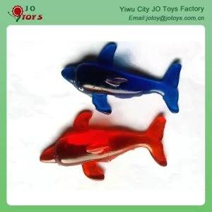 Popular With The Children Of The Plastic Material Sticky Of Dolphins Animal Toys Capsule Toys
