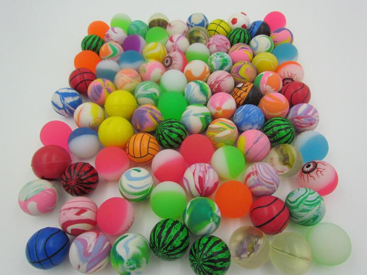 rubber bouncing ball
