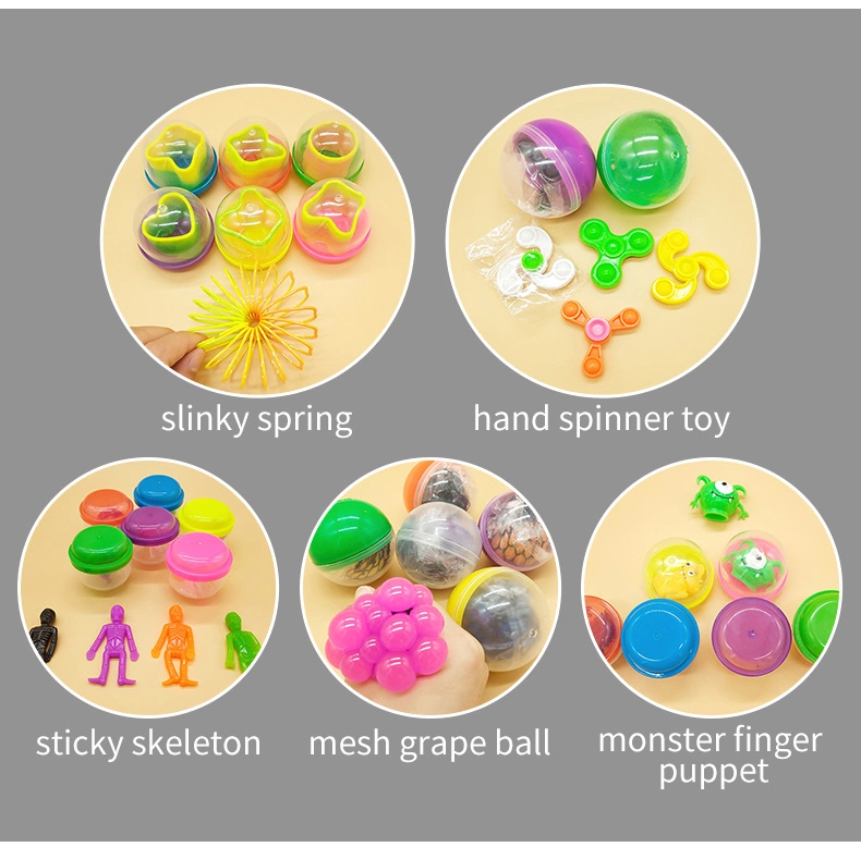 Hot Selling 50mm Capsule Toys Animal Bracelet PVC Charm Mermaid PVC Bracelet For Girls