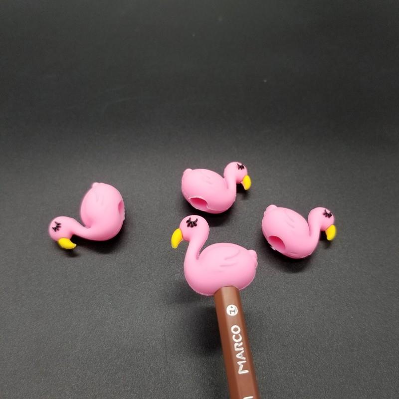 flamingo pencil topper