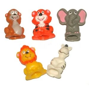 6P Free PVC Animal Finger Puppet