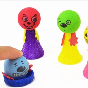 Bouncing Spring Jump Elf Kids Children Doll Anti-Stress Toy