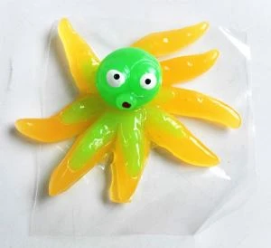 Cheap 3D Sticky Octopus Animal Toy