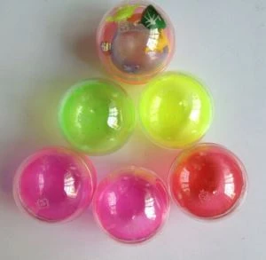 Cheap Wholesale 6.4*6.9cm Oval Shape Capsule For Vending Toy Packing
