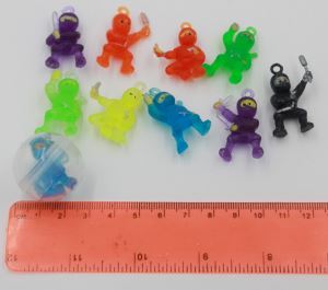 Cheap Plastic Mini Ninja Toy For Vending Machine