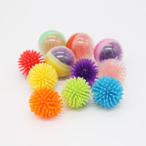 Promotion Toy Colorful 25mm Spiky Ball Toy For Capsules