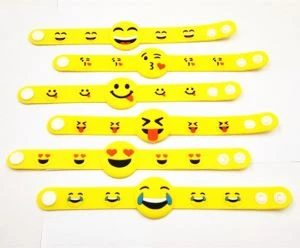 PVC Emoji Bracelet For Kids