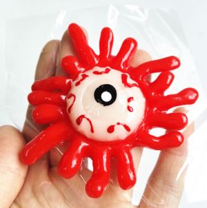 Sticky Eye Halloween Toy For Capsule