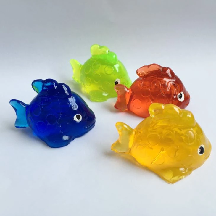 Hot Sale Cheapest Nimo Sticky Fish Toys For Vending Machine Capsule