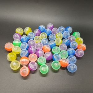 2.8cm Mini Size Transparent Color Plastic Capsule