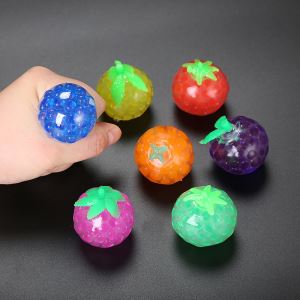 Wholesale 5CM Fruit Jelly Squishy Ball For Vending Machine