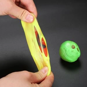 Wholesale 5CM Monster Squishy Ball With Worm