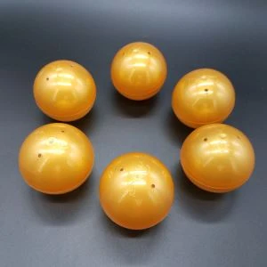 65MM Gold Color Plastic Empty Container