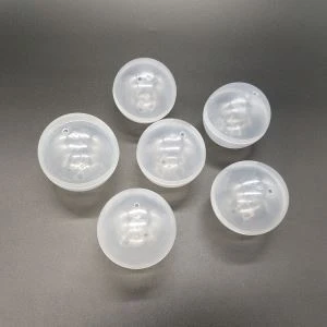 65MM Tranparent Color Empty Vending Capsule