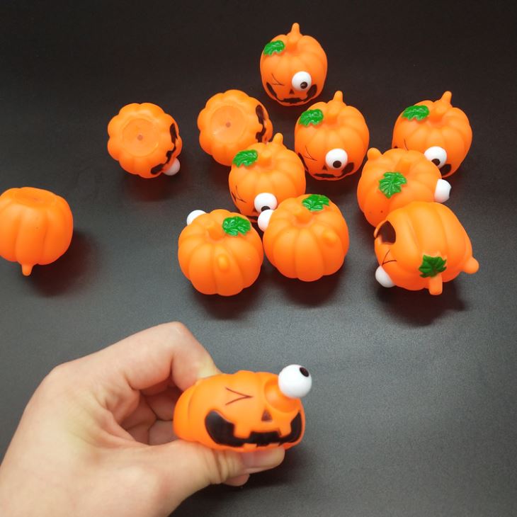 Squeeze Pumpkin Eye Pop Out Toy