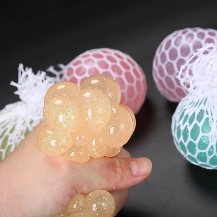 Anti-Stress Ball Mesh Squeeze Ball Toys