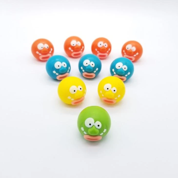 Anti Stress Soft Rubber Tongue Pop Out Ball Squeeze Toys Squeeze Toy With Tongue