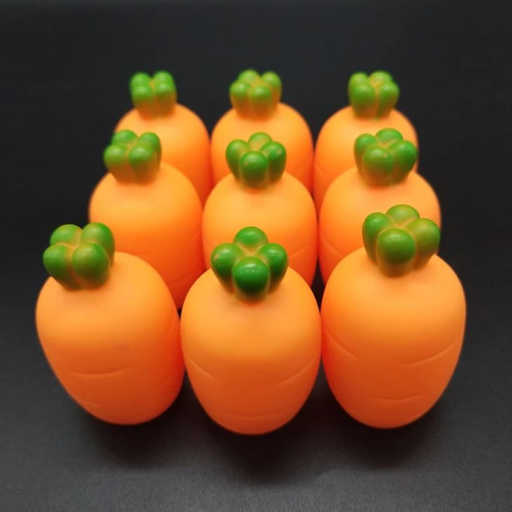 Carrot Bath Toy Whistle