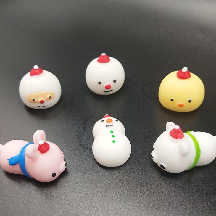 Christmas Design Squishy Mochi Toy